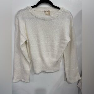 Hem & Thread Cream Sweater
